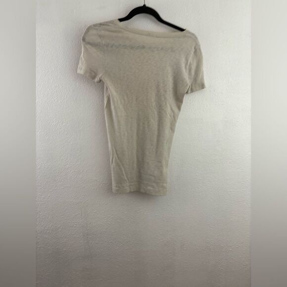 J Crew Factory Sequin Snowflake Short Sleeve Shirt size XS - Picture 5 of 6